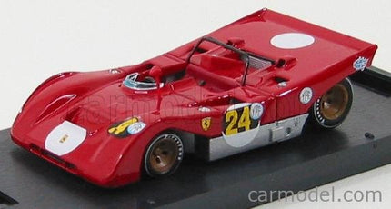 Ferrari 312 PB N°24 1000km Buenos Aires 1971 Ignazio Giunti 1:43 Brumm červená