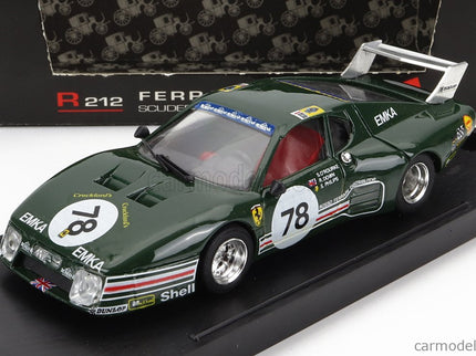 Ferrari 512BB Scuderia Emka N°78 24h Le Mans 1980 S.O'rourke - R.Down - S.Philips 1:43 Brumm zelená