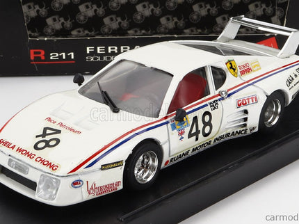 Ferrari 512BB Scuderia Rosso N°48 24h Le Mans 1981 M.Salmon - S.Philips - S.Earle 1:43 Brumm biela