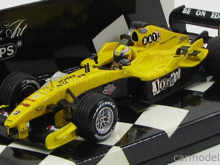 Jordan F1 Ford EJ14 N°19 Race Version 2004 G.Pantano 1:43 Minichamps žltá čierna