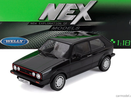 Volkswagen Golf I Gti Pirelli 2-DOOR 1983 1:18 Welly čierna
