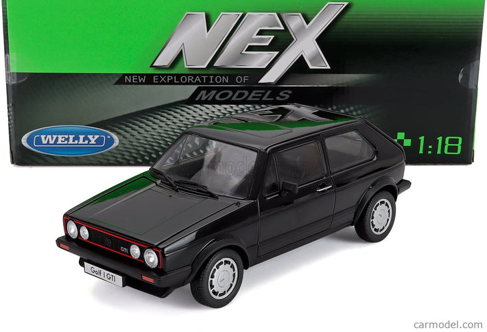 Volkswagen Golf I Gti Pirelli 2-DOOR 1983 1:18 Welly čierna