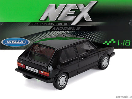 Volkswagen Golf I Gti Pirelli 2-DOOR 1983 1:18 Welly čierna