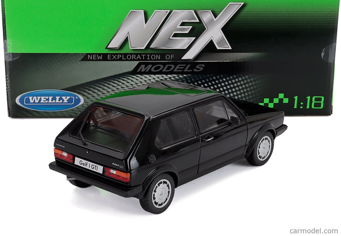 Volkswagen Golf I Gti Pirelli 2-DOOR 1983 1:18 Welly čierna