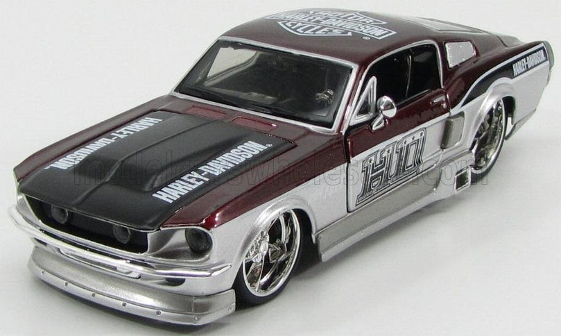 FORD USA | MUSTANG GT CUSTOM HARLEY-DAVIDSON 1967 | BORDEAUX MET SILVER