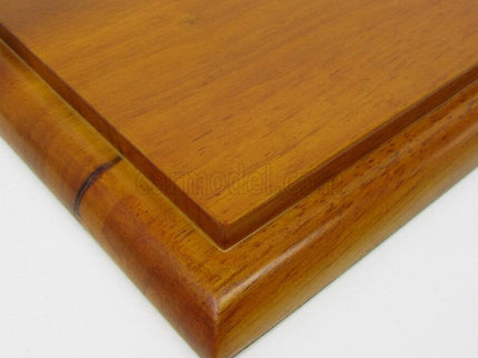 Vetrina Display Box For Car 1/18 - Base Legno - Wood Lungh.Cm 29.0 X Largh.Cm 13.0 X Alt.Cm 12.8 (altezza Interna Cm 10.0) 1:18 CMC Plexiglass Display - Wood