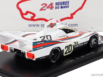 Porsche 936 2.1L Turbo Team Martini Racing Porsche System N°20 Víťaz 24h Le Mans 1976 Jacky Ickx - Gijs Van Lennep 1:43 Spark Model biela červená