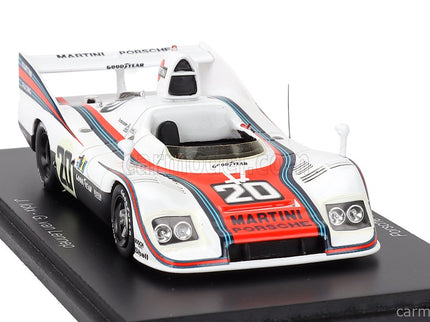 Porsche 936 2.1L Turbo Team Martini Racing Porsche System N°20 Víťaz 24h Le Mans 1976 Jacky Ickx - Gijs Van Lennep 1:43 Spark Model biela červená