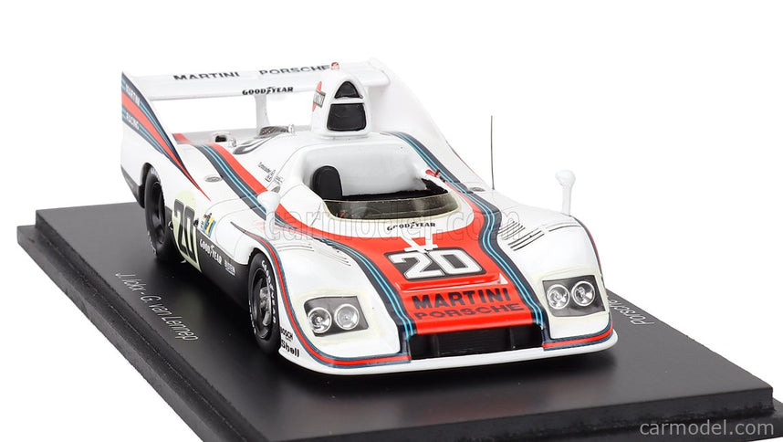 Porsche 936 2.1L Turbo Team Martini Racing Porsche System N°20 Víťaz 24h Le Mans 1976 Jacky Ickx - Gijs Van Lennep 1:43 Spark Model biela červená