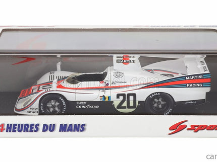 Porsche 936 2.1L Turbo Team Martini Racing Porsche System N°20 Víťaz 24h Le Mans 1976 Jacky Ickx - Gijs Van Lennep 1:43 Spark Model biela červená