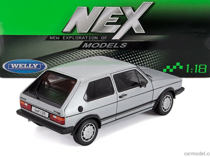 Volkswagen Golf I Gti Pirelli 2-DOOR 1983 1:18 Welly strieborná