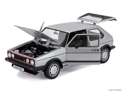 Volkswagen Golf I Gti Pirelli 2-DOOR 1983 1:18 Welly strieborná