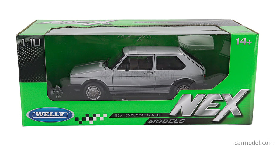 Volkswagen Golf I Gti Pirelli 2-DOOR 1983 1:18 Welly strieborná