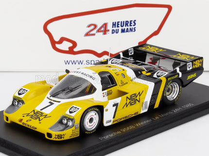 PORSCHE | 956 LH 2.6L TWIN TURBO TEAM NEW-MAN JOEST RACING N 7 WINNER 24h LE MANS 1985 PAOLO BARILLA - KLAUS LUDWIG - JOHN WINTER (LOUIS CRAGES) | YELLOW BLACK
