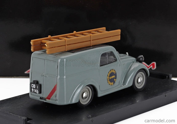 Fiat 500B Van Stipel 1949 1:43 Brumm sivá