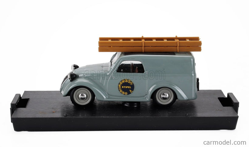 Fiat 500B Van Stipel 1949 1:43 Brumm sivá