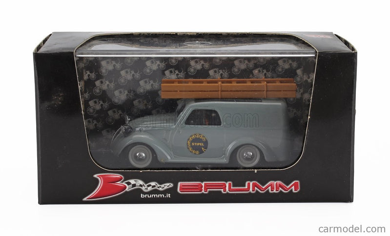 Fiat 500B Van Stipel 1949 1:43 Brumm sivá