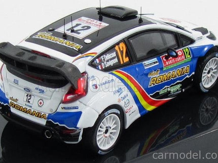 Ford Fiesta RS WRC N°12 Rally Montecarlo 2014 F.Delecour - D.Savignoni 1:43 IXO Models modrá biela čierna