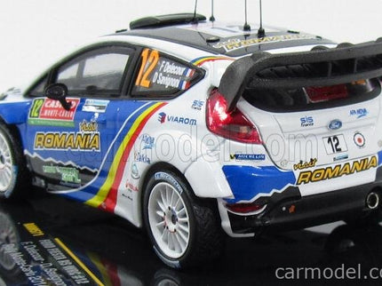 Ford Fiesta RS WRC N°12 Rally Montecarlo 2014 F.Delecour - D.Savignoni 1:43 IXO Models modrá biela čierna