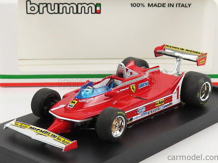 Ferrari F1 312T5 N°1 Argentina GP 1980 J.Scheckter 1:43 Brumm červená