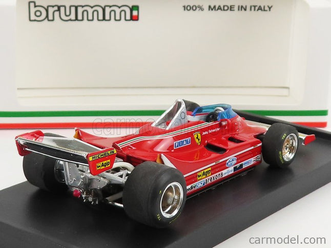 Ferrari F1 312T5 N°1 Argentina GP 1980 J.Scheckter 1:43 Brumm červená