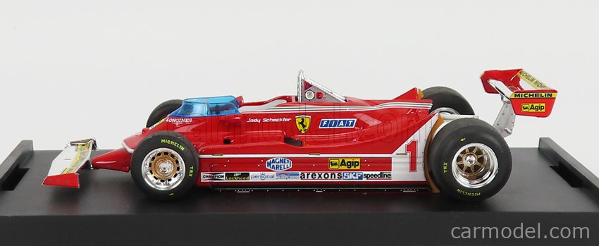 Ferrari F1 312T5 N°1 Argentina GP 1980 J.Scheckter 1:43 Brumm červená