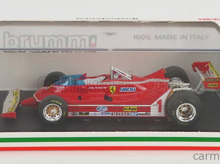 Ferrari F1 312T5 N°1 Argentina GP 1980 J.Scheckter 1:43 Brumm červená