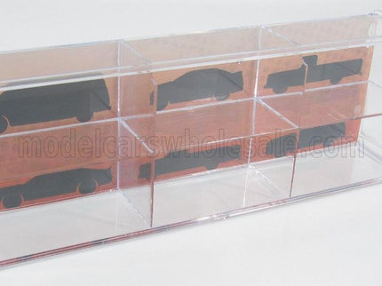 VETRINA DISPLAY BOX | Lungh.cm 31.0 X Largh.cm 5.8 X Alt.cm 10.8 (lunghezza interna cm.10.0 altezza interna cm 5.0) | PLASTIC DISPLAY