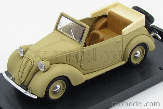 Fiat 508C 1100 Cabriolet Coloniale 1937-39 1:43 Brumm Sand