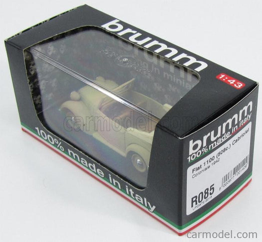 Fiat 508C 1100 Cabriolet Coloniale 1937-39 1:43 Brumm Sand