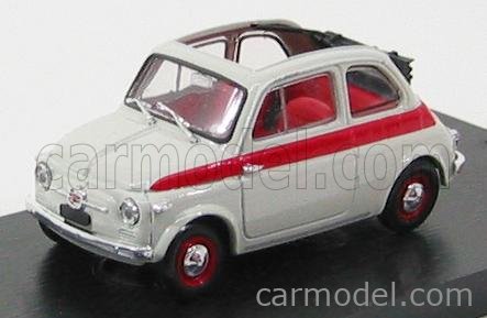 Fiat 500 Nuova Sport Aperta 1957 1:43 Brumm sivá
