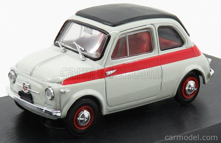 Fiat 500 Nuova Sport Chiusa 1957 1:43 Brumm sivá
