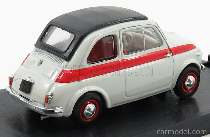 Fiat 500 Nuova Sport Chiusa 1957 1:43 Brumm sivá