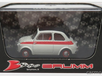 Fiat 500 Nuova Sport Chiusa 1957 1:43 Brumm sivá