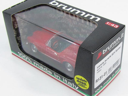 Lancia Aurelia B24 Spider Open 1955 1:43 Brumm červená