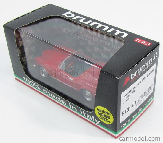 Lancia Aurelia B24 Spider Open 1955 1:43 Brumm červená