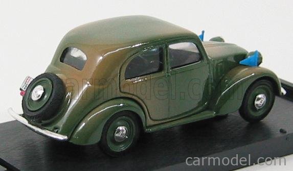 Fiat 508C 1100 Berlina Forze Armate 1937-39 1:43 Brumm vojenská zelená
