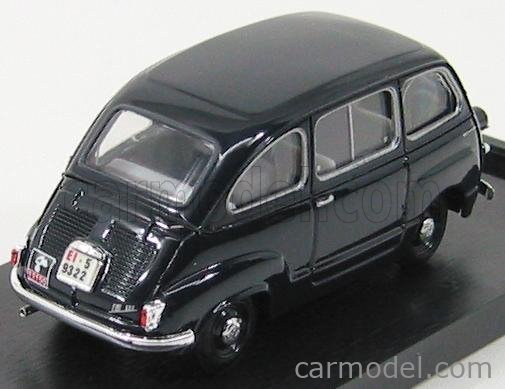 Fiat 600 Multipla Carabinieri Police 1956 1:43 Brumm modrá