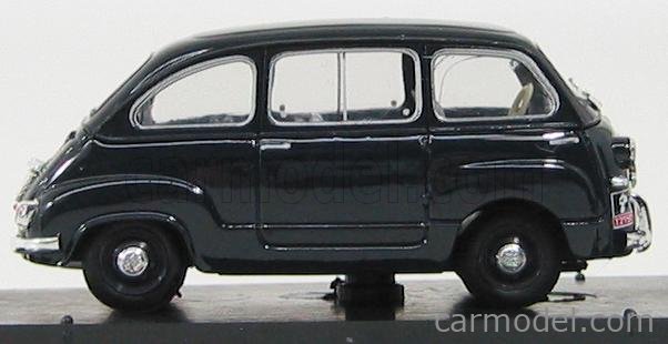 Fiat 600 Multipla Carabinieri Police 1956 1:43 Brumm modrá