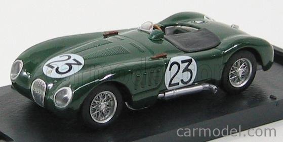 Jaguar C Type Le Mans 1951 Johnson-Biondetti 1:43 Brumm British Racing zelená