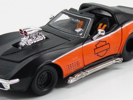 CHEVROLET | CORVETTE SPIDER HARLEY DAVIDSON CUSTOM 1970 | BLACK ORANGE