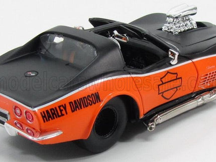 CHEVROLET | CORVETTE SPIDER HARLEY DAVIDSON CUSTOM 1970 | BLACK ORANGE