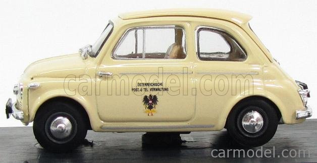 Steyr-Puch 500D Poste Austriache 1959 1:43 Brumm krémová