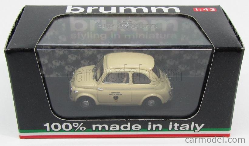 Steyr-Puch 500D Poste Austriache 1959 1:43 Brumm krémová