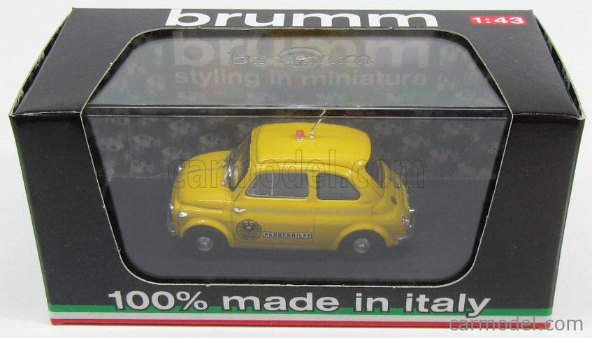 Steyr-Puch 500D Oamtc Automobil Club Austria 1959 1:43 Brumm žltá