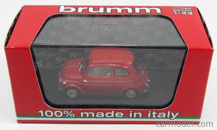 Steyr-Puch 500D 1959 1:43 Brumm červená Corallo - červená