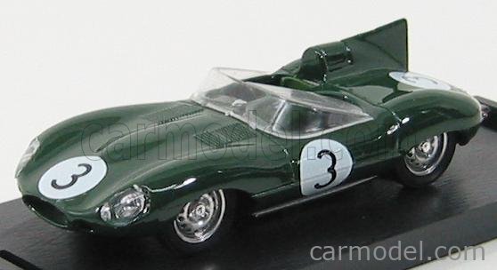 Jaguar D Type Le Mans N°3 1956 Jack Fairman 1:43 Brumm zelená