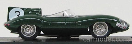 Jaguar D Type Le Mans N°3 1956 Jack Fairman 1:43 Brumm zelená