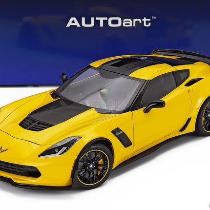 Chevrolet Corvette Z06 C7R Coupe 2015 1:18 AUTOart žltá