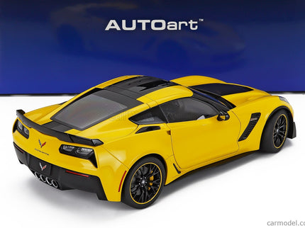 Chevrolet Corvette Z06 C7R Coupe 2015 1:18 AUTOart žltá